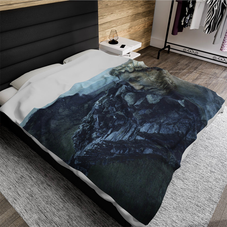 Adriano's Wall In Britannia 60x80 Fleece Blanket