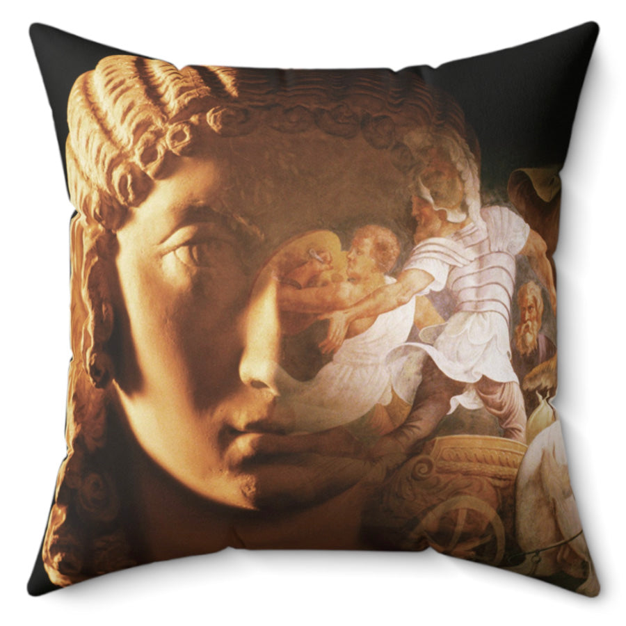 Defense of the City Decorative Pillow - Heroic Military Decor