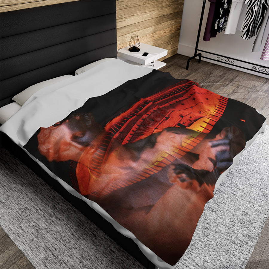Mars Ultor On The Colosseum 60x80 Fleece Blanket