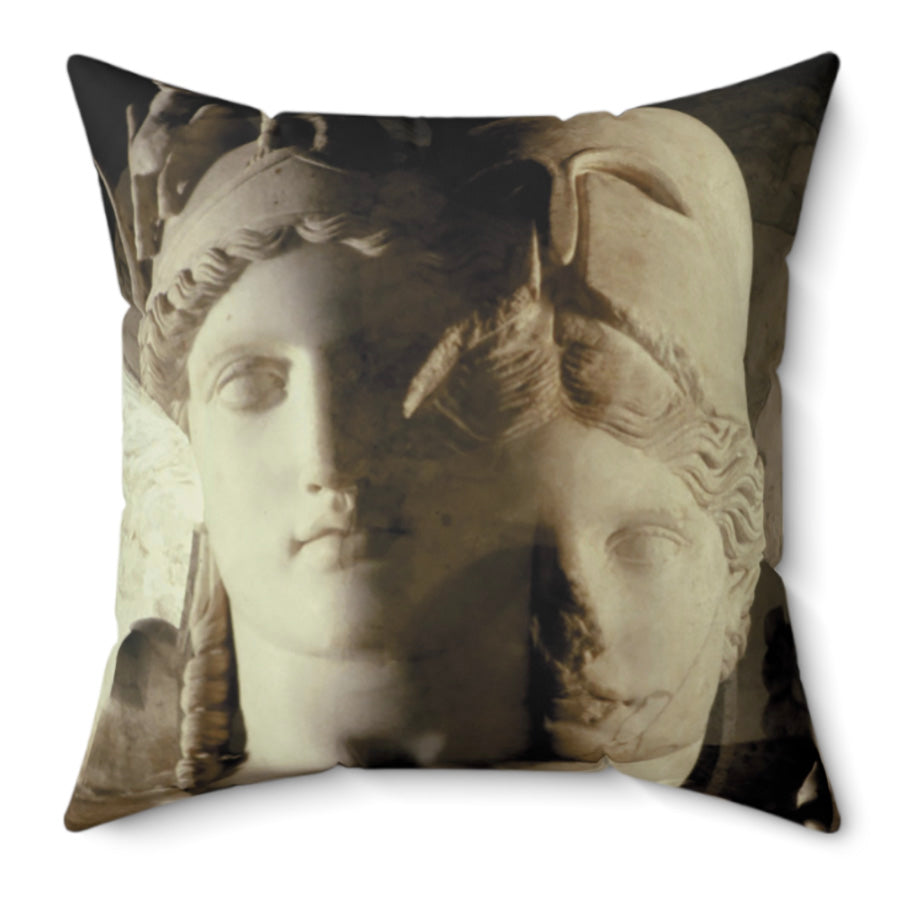 Minerva & Athena Throw Pillow, 16x16, One Sided