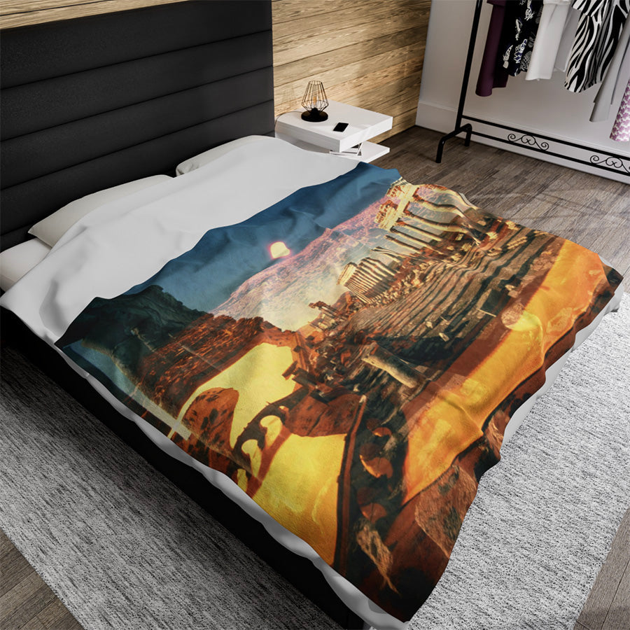 Streets Of The Empire 60x80 Fleece Blanket