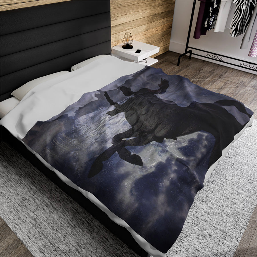 The Ancient Via Appia 60x80 Fleece Blanket