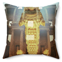 The Celsius Library Throw Pillow, 16x16, One Sided
