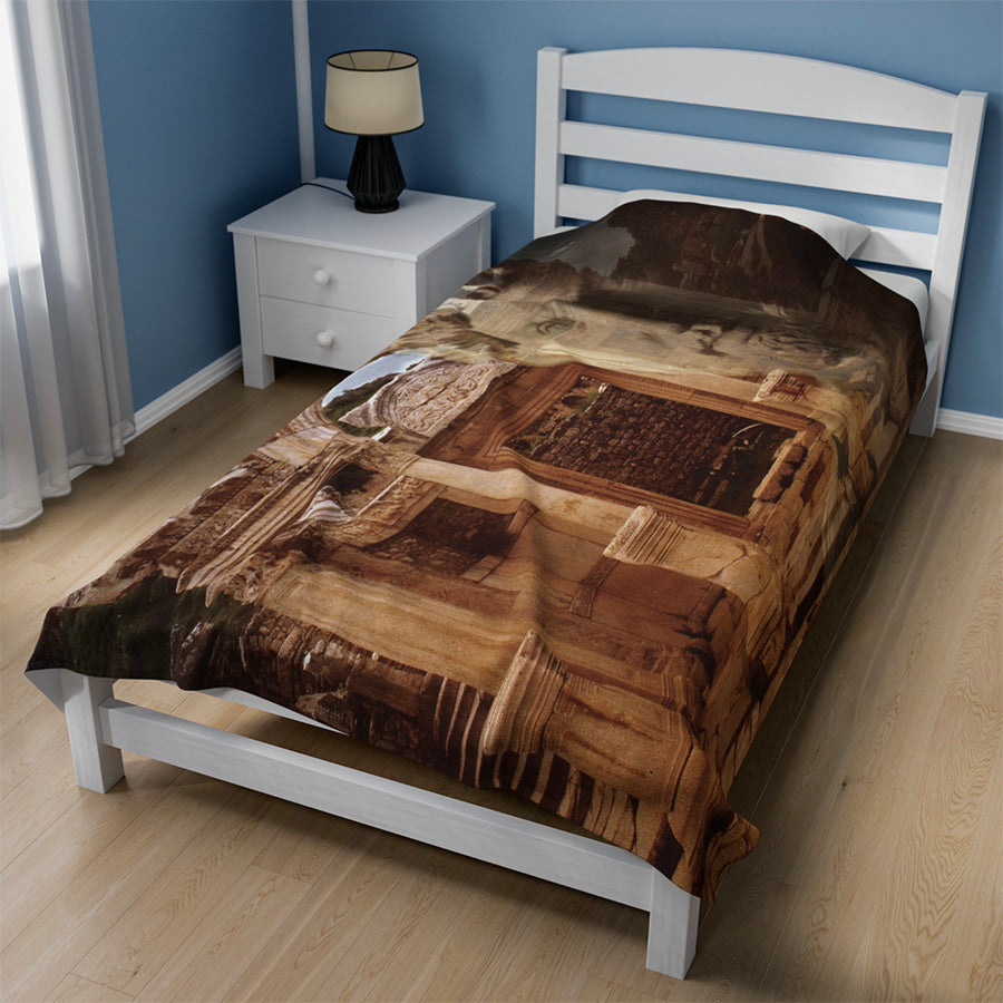 Adriano's Market 60x80 Fleece Blanket