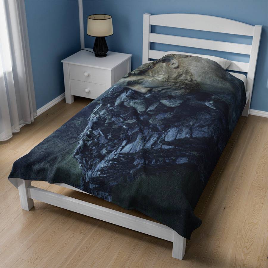 Adriano's Wall In Britannia 60x80 Fleece Blanket