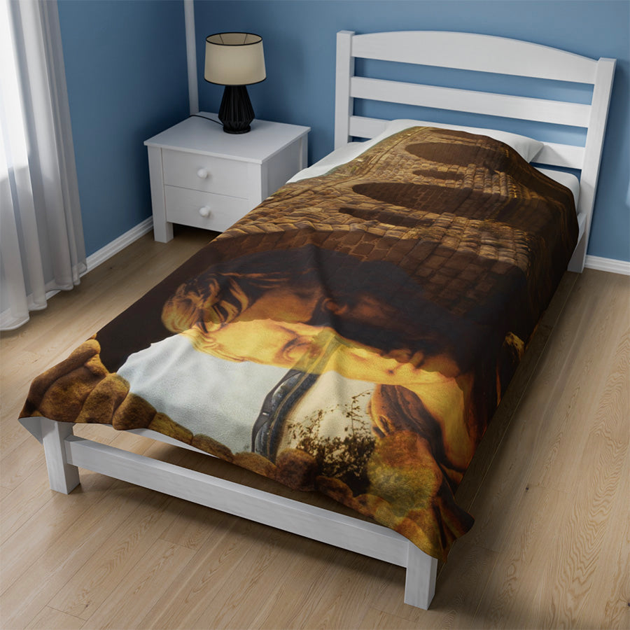 Julius Caesar and the France Bridge Luxury Blanket - Engineering Mastery Comfort
