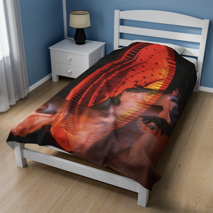 Mars Ultor On The Colosseum 60x80 Fleece Blanket