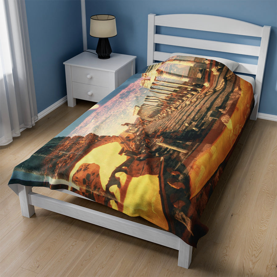 Streets Of The Empire 60x80 Fleece Blanket