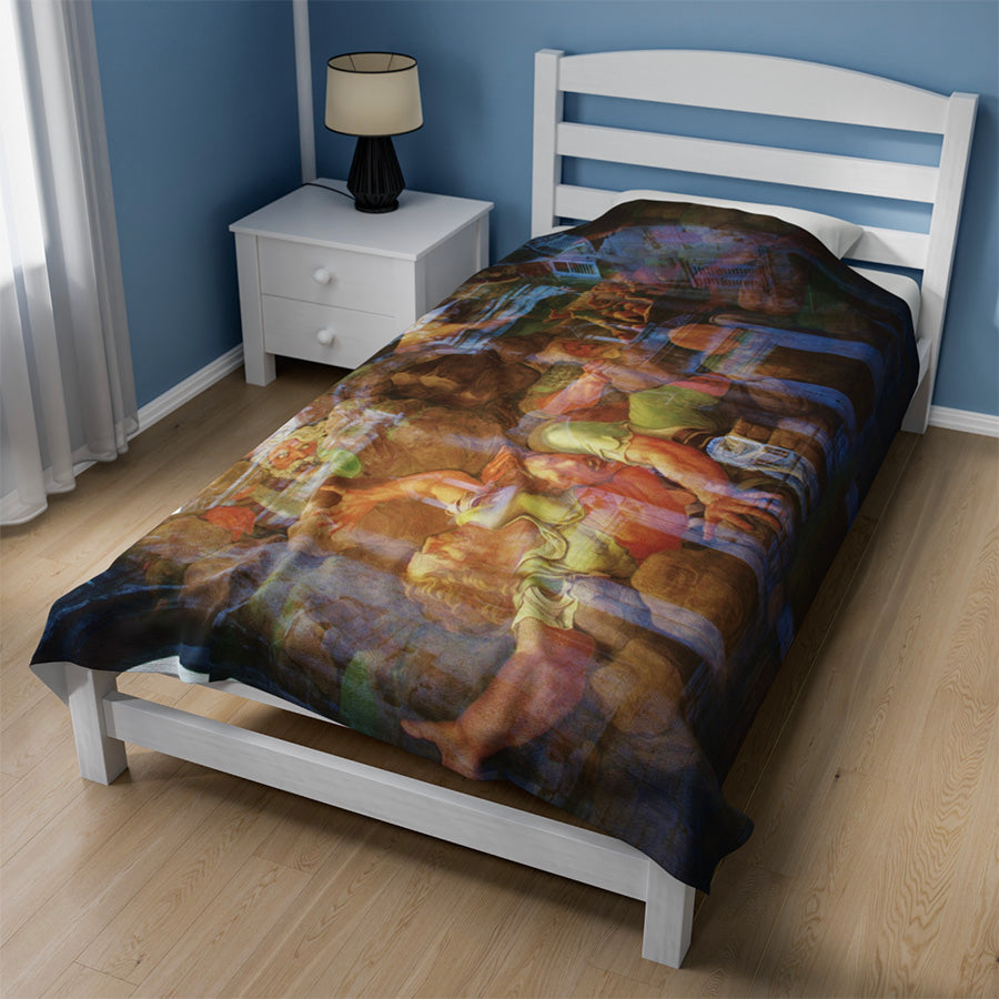 The Fall Of The Titans 60x80 Fleece Blanket
