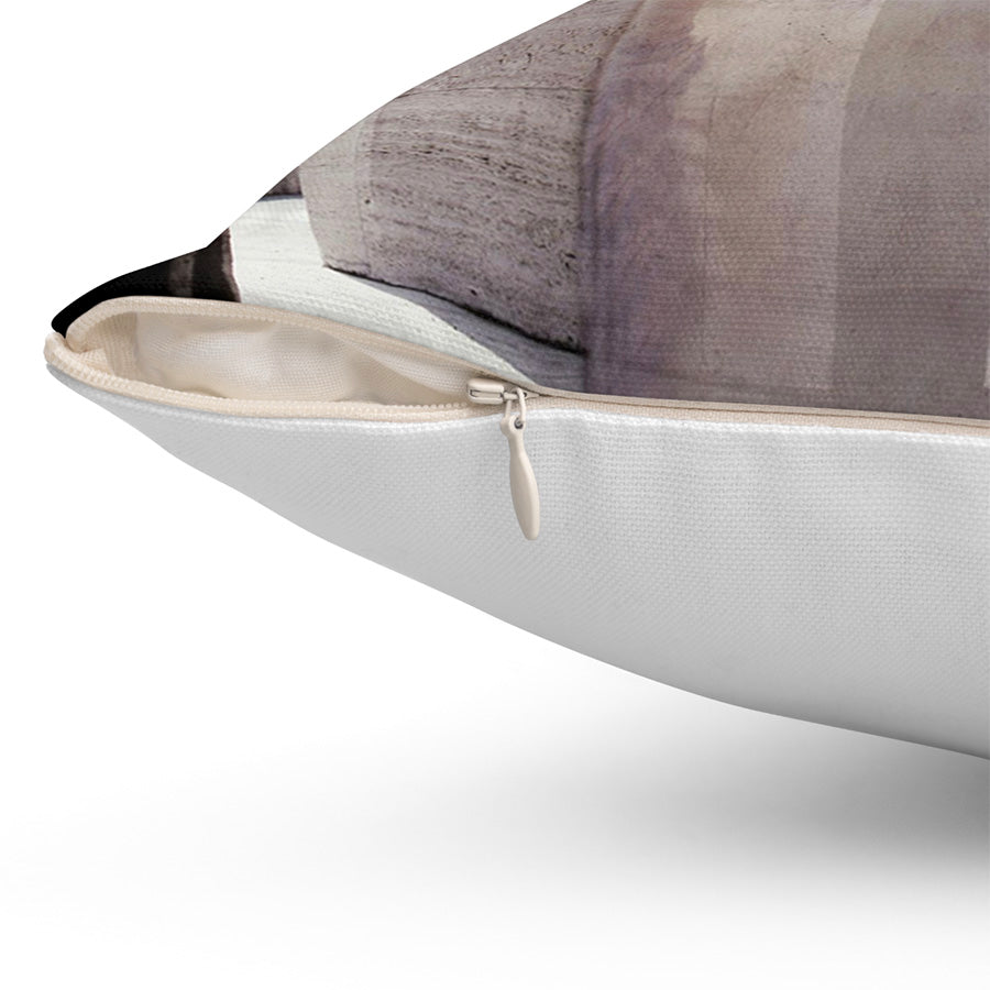 Italic Civilization Decorative Pillow - Classical Architectural Decor