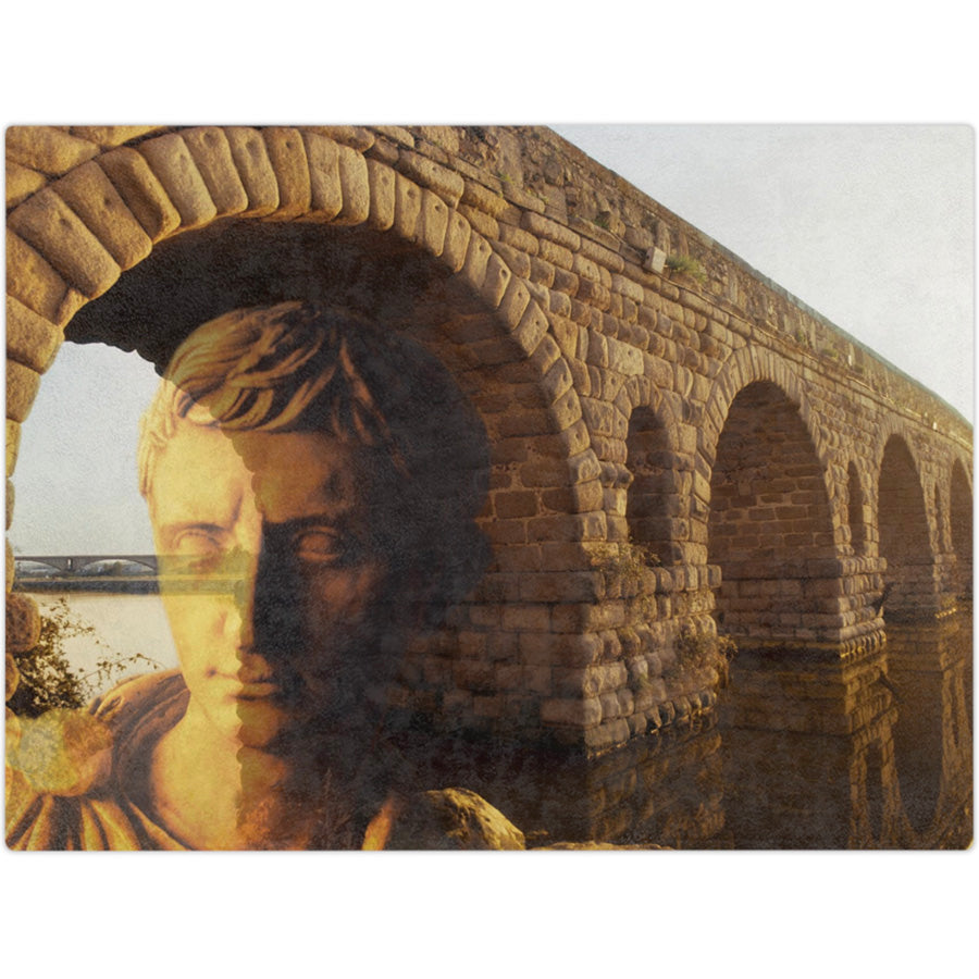 Julius Caesar and the France Bridge Luxury Blanket - Engineering Mastery Comfort