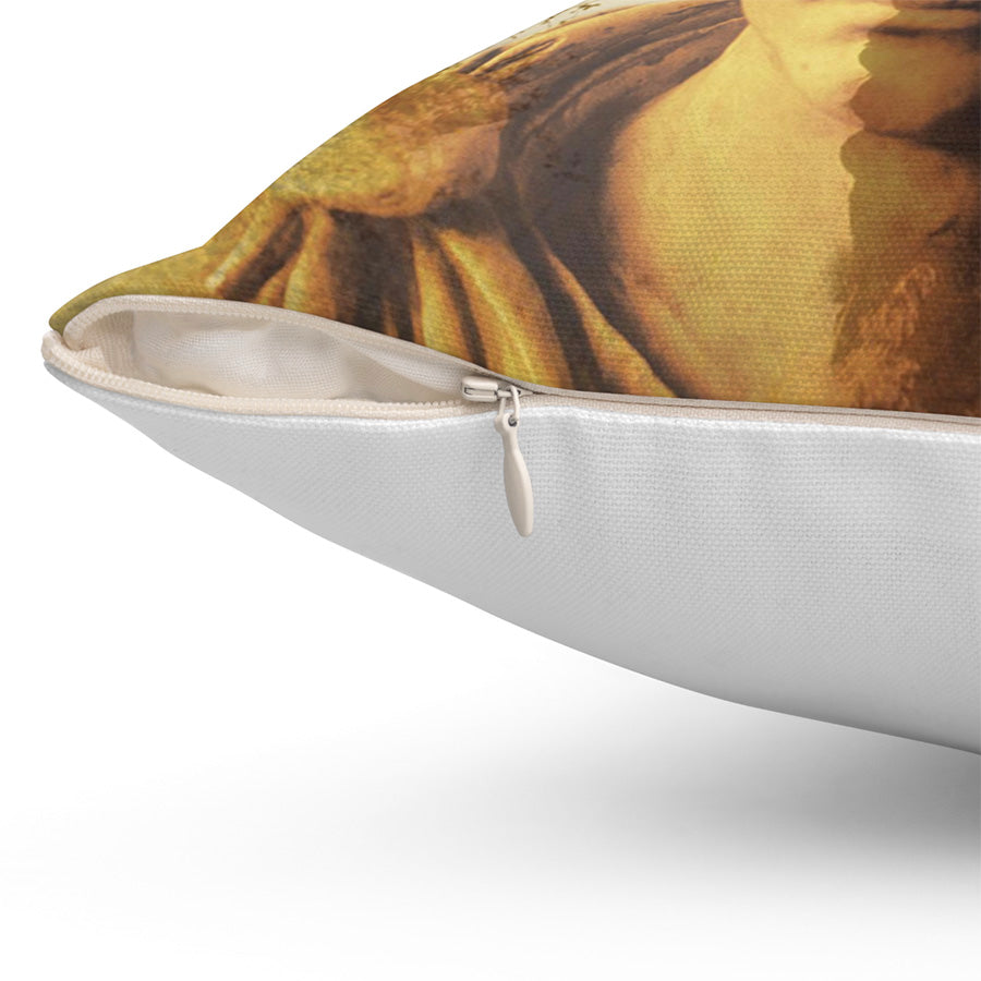 Julius Caesar and the France Bridge Decorative Pillow - Engineering Mastery Decor