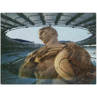 Olympic Stadium In Rome 60x80 Fleece Blanket