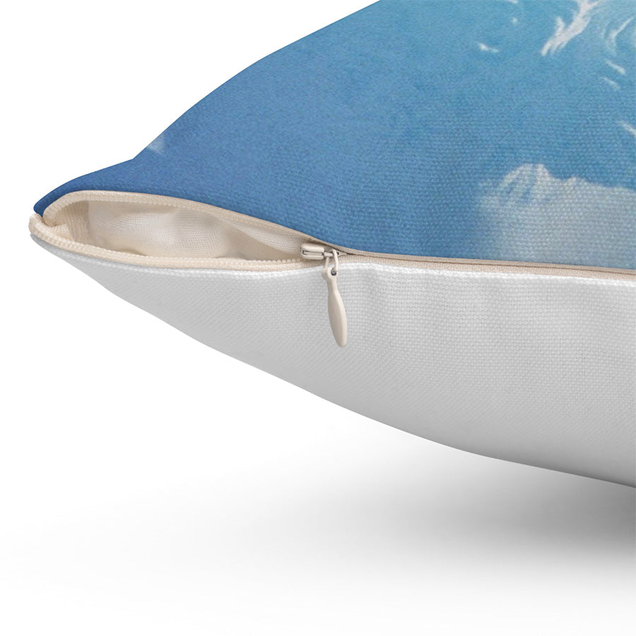 Settimio Severo & His Laurel Wreat Throw Pillow, 16x16, One Sided