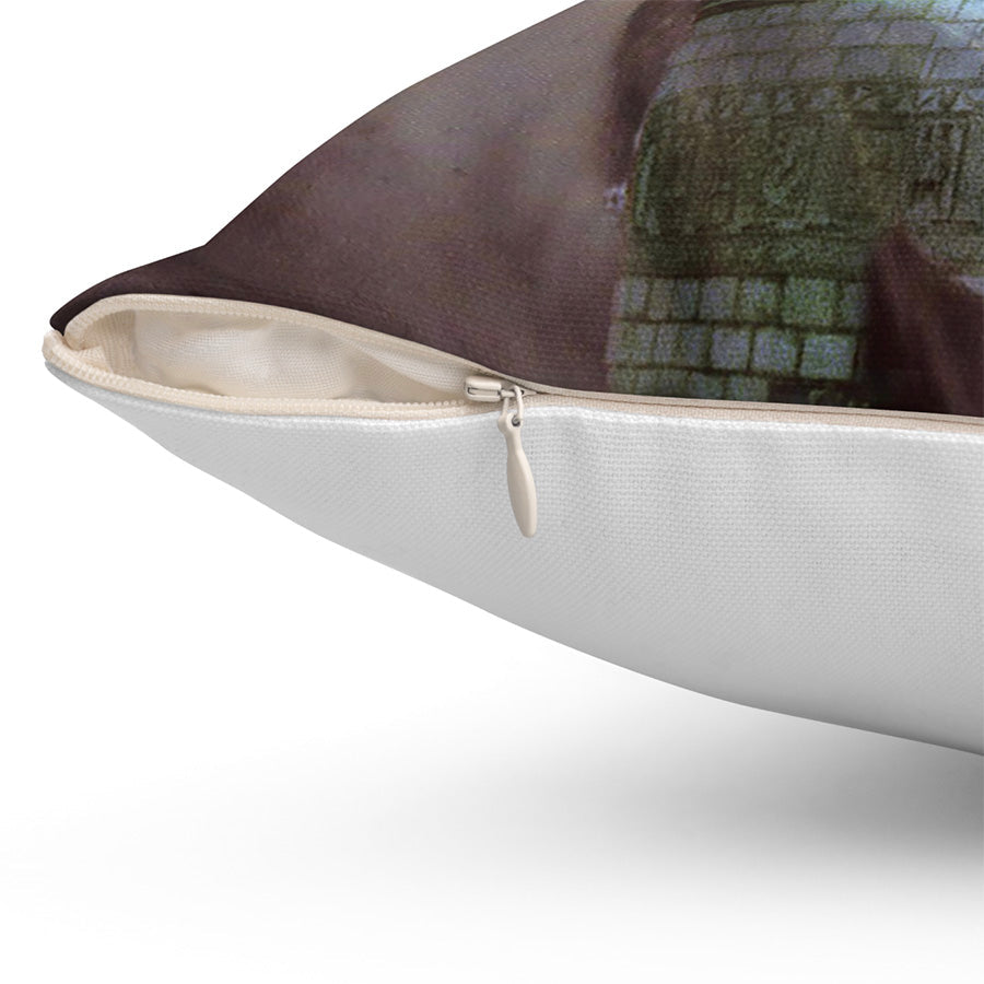Traiano & His Temple In Thrace Throw Pillow, 16x16, One Sided