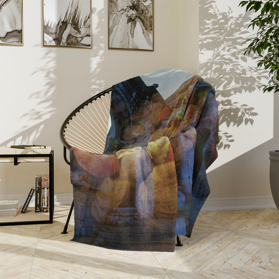 The Fall Of The Titans 60x80 Fleece Blanket