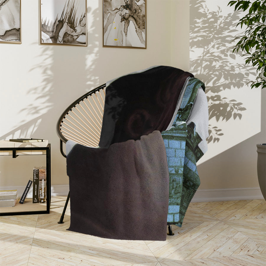 Traiano & His Temple In Thrace 60x80 Fleece Blanket