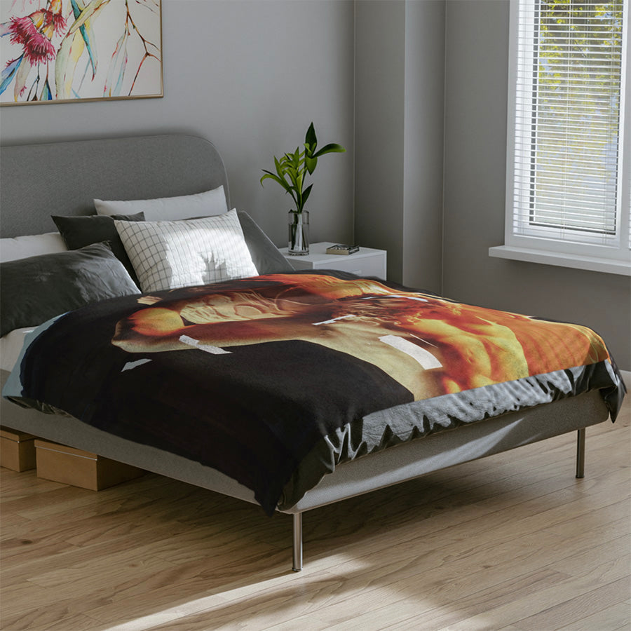 Atlas & Temple Of Neptune 60x80 Fleece Blanket