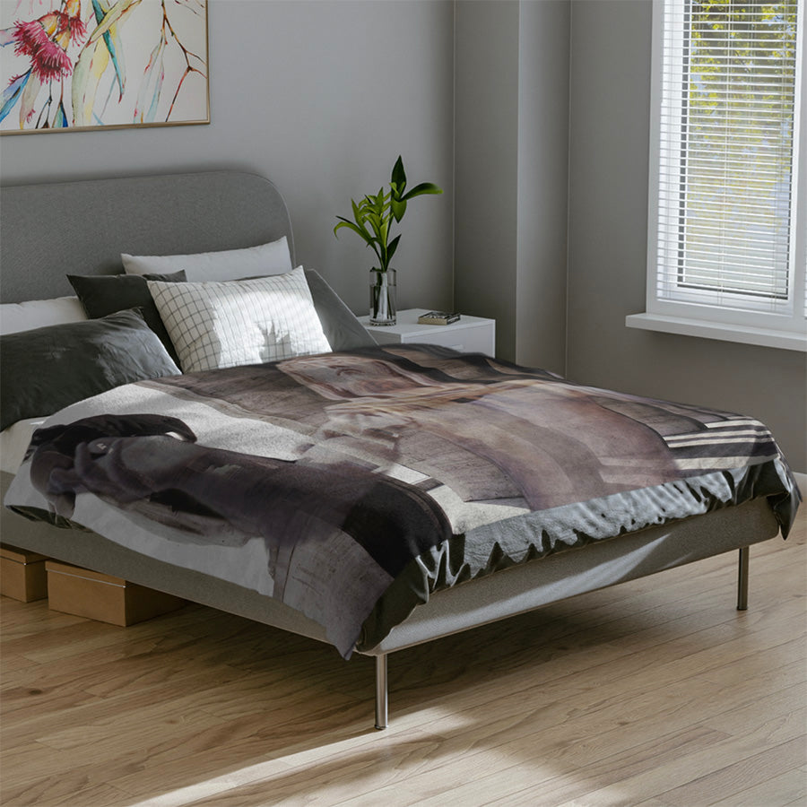 Italic Civilization Luxury Blanket - Classical Architectural Comfort
