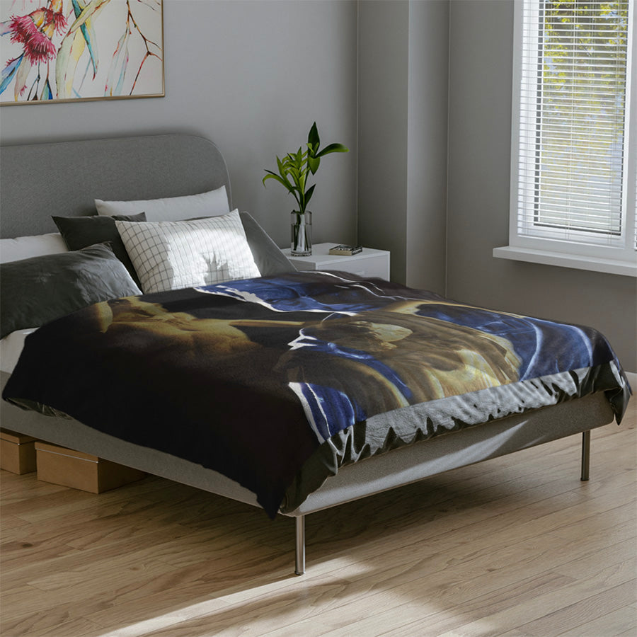 Julius Caesar and the Dying Galata Luxury Blanket - Imperial Leadership Comfort