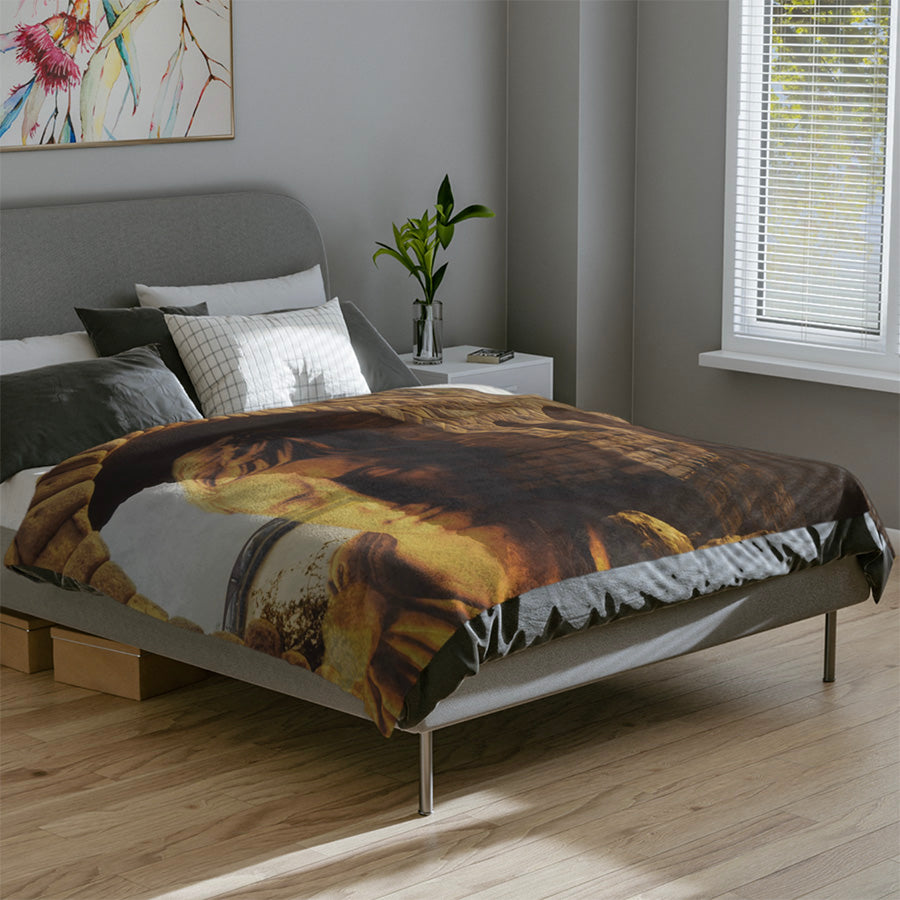 Julius Caesar and the France Bridge Luxury Blanket - Engineering Mastery Comfort