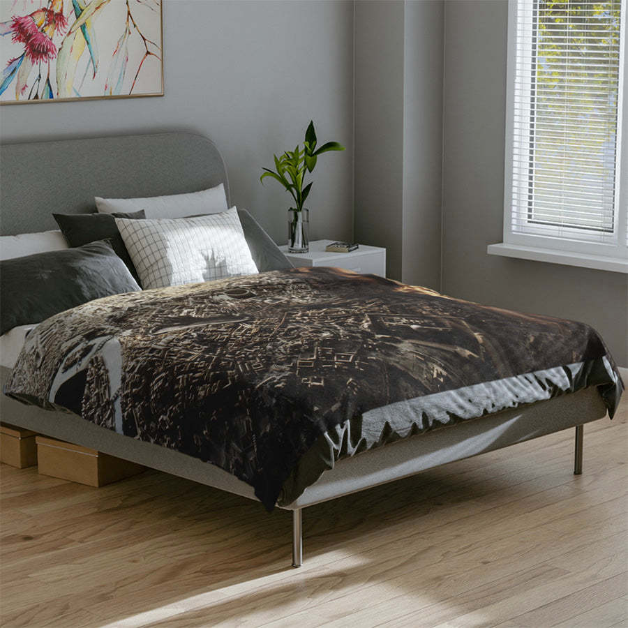 Rome & Its Capitoline Jupiter 60x80 Fleece Blanket