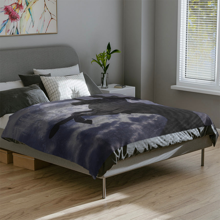 The Ancient Via Appia 60x80 Fleece Blanket