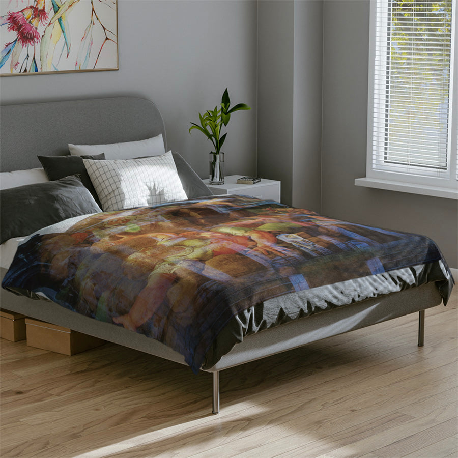 The Fall Of The Titans 60x80 Fleece Blanket