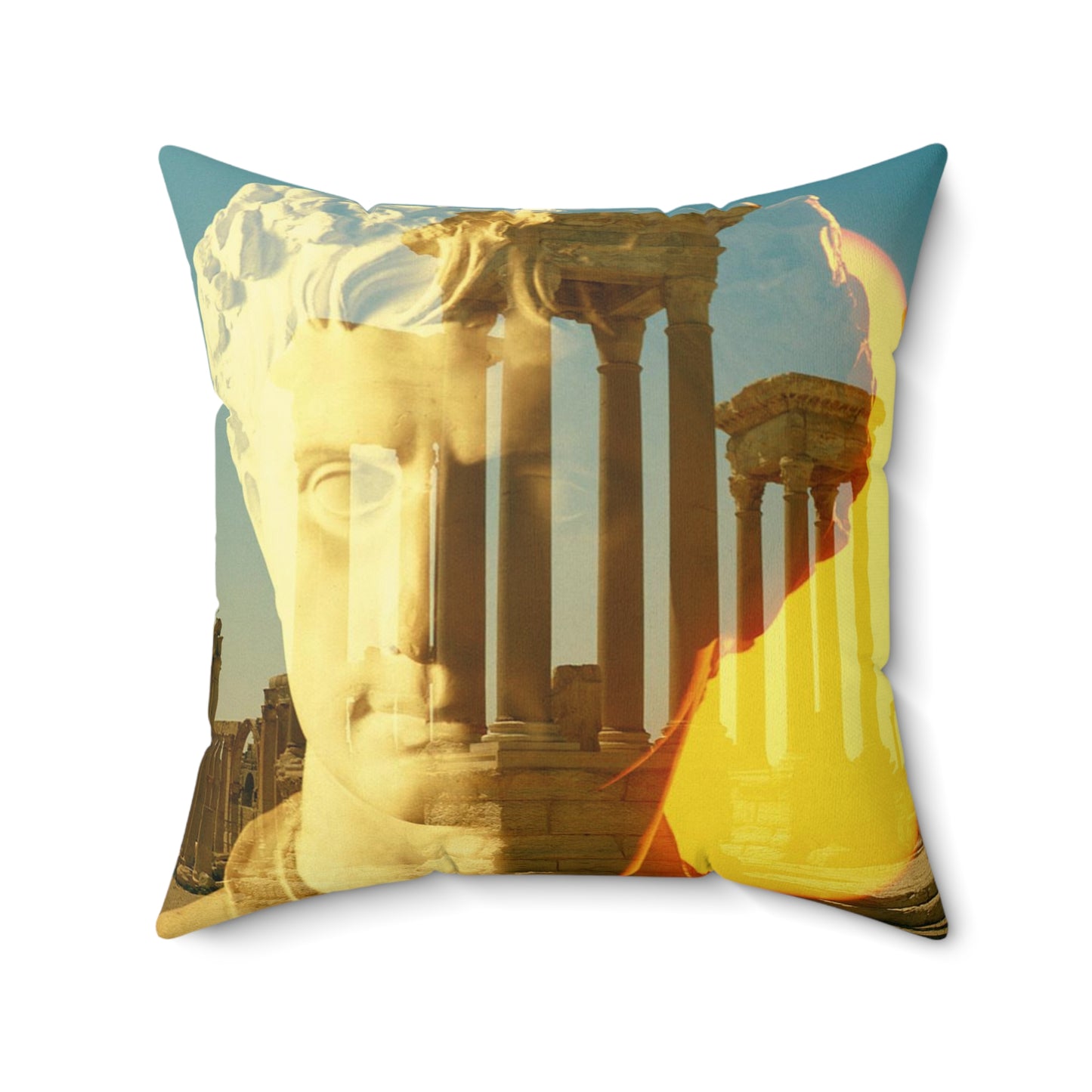 Spun Polyester Square Pillow