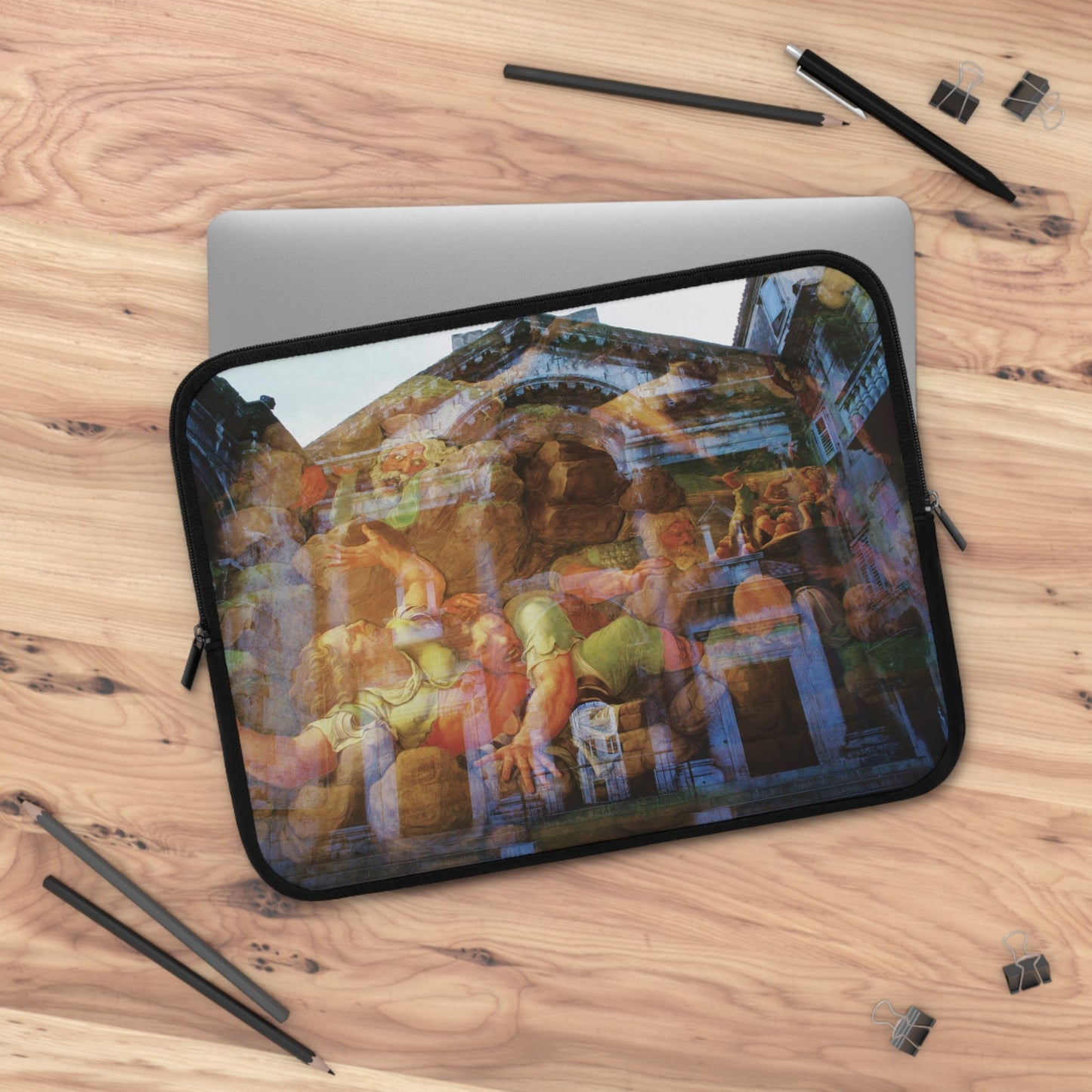 The Fall Of The Titans Laptop Sleeve