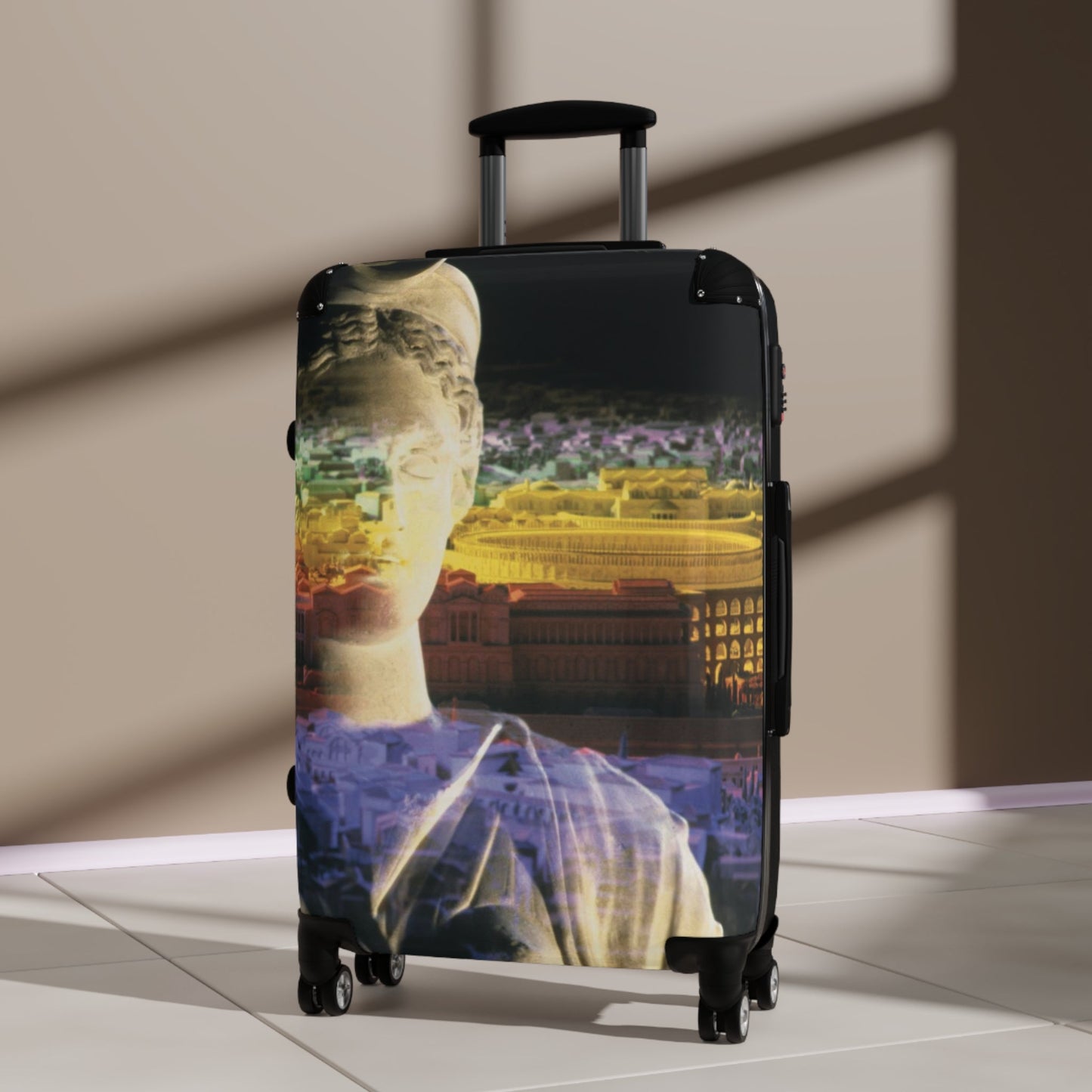 Diana Oversees Rome Travel Luggage - Divine Guardian Suitcase