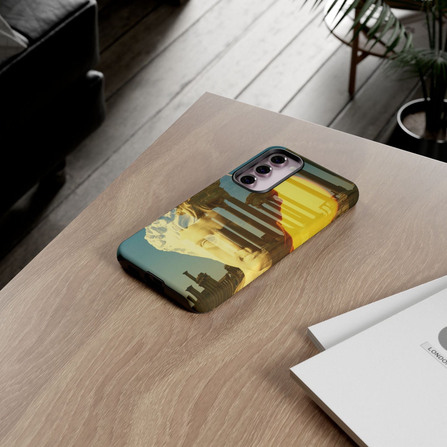 Augustus's Sun on Palmyra Phone Cases