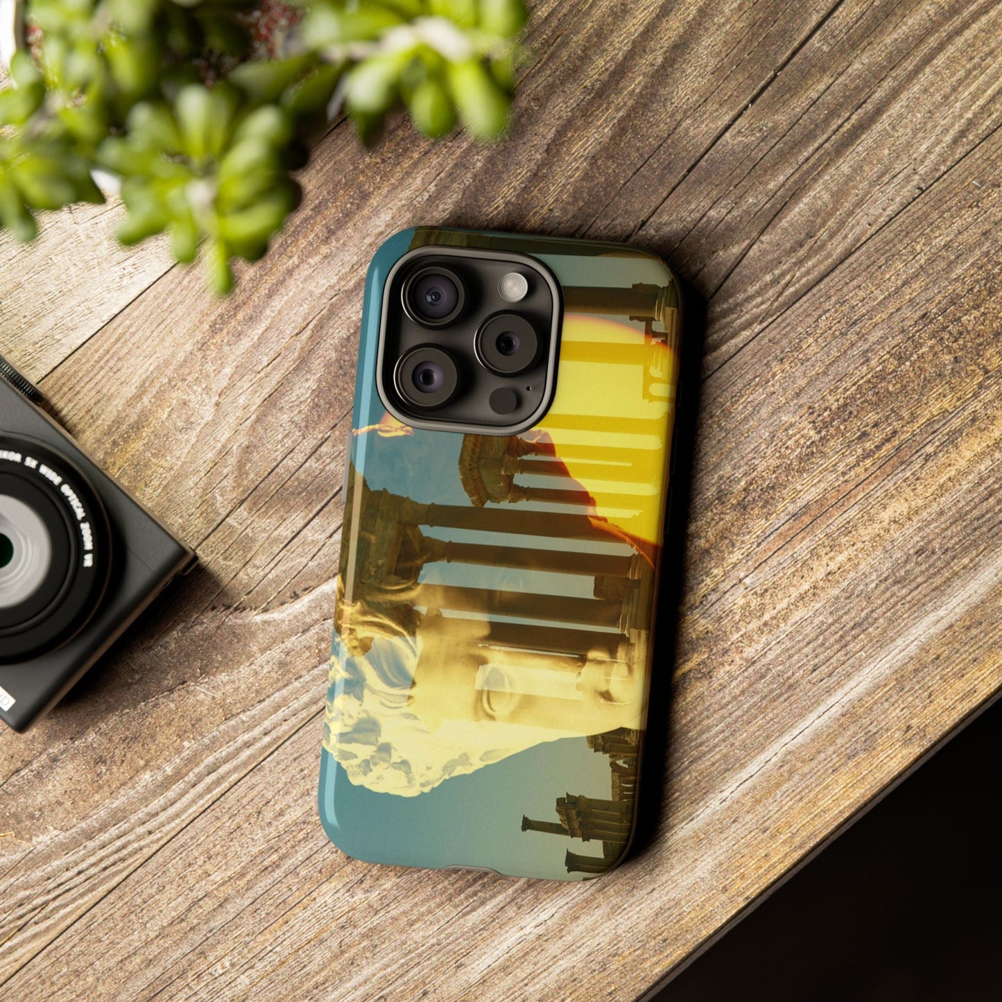Augustus's Sun on Palmyra Phone Cases