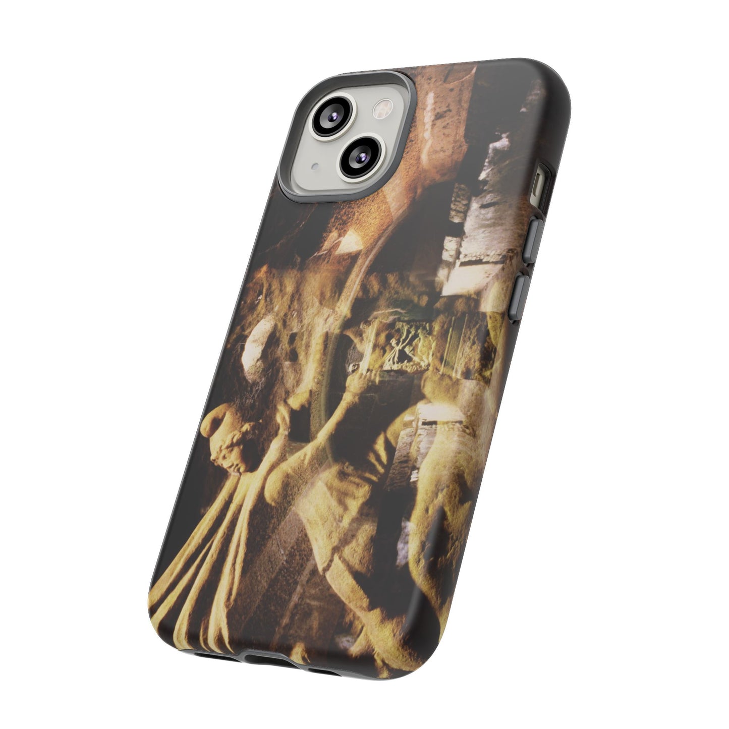 Mithras in his mithraeum of ancient Ostia Phone Cases