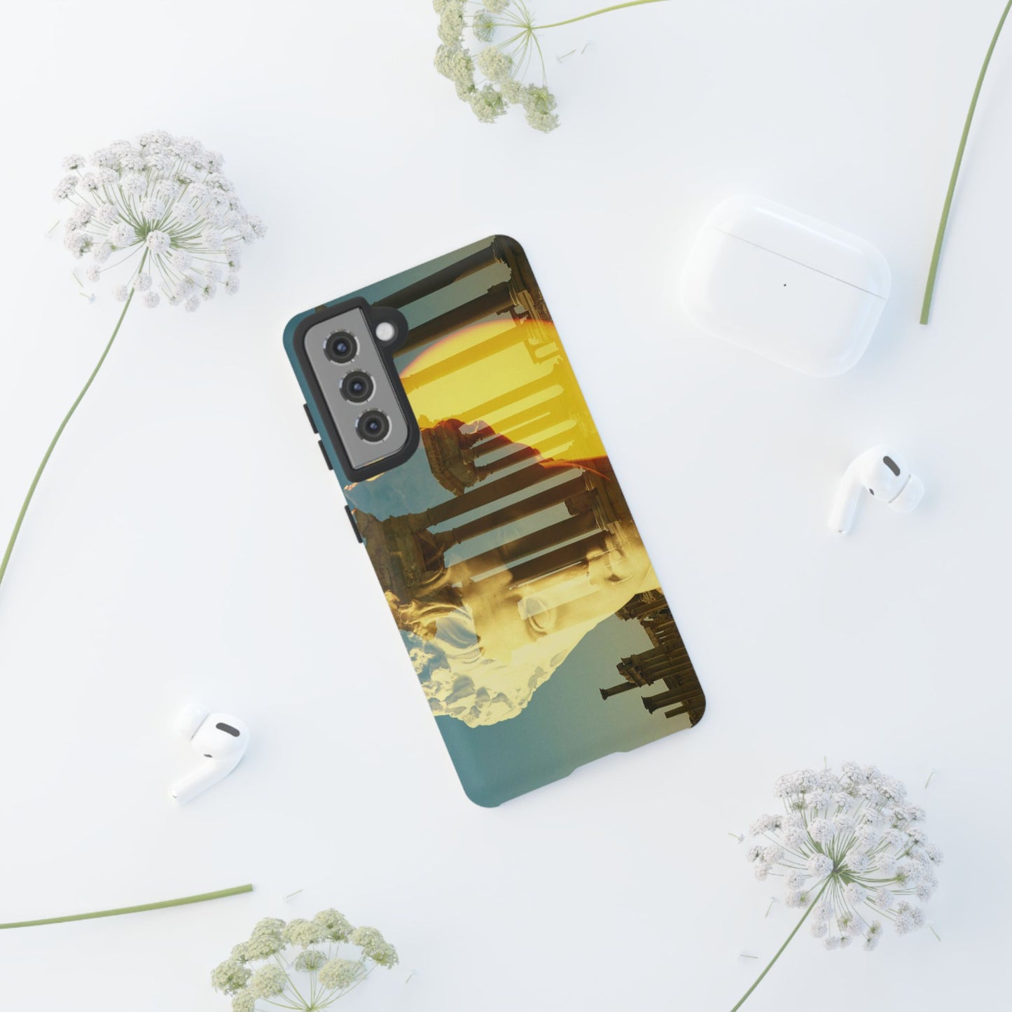 Augustus's Sun on Palmyra Phone Cases