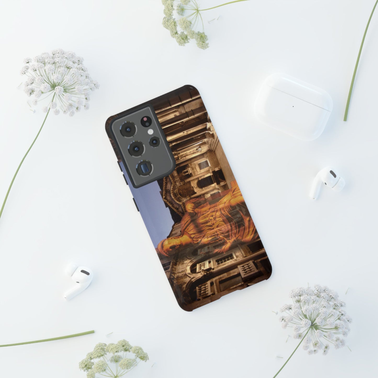 Diocletian's Palace with Goddess Roma Phone Case - Imperial Protection