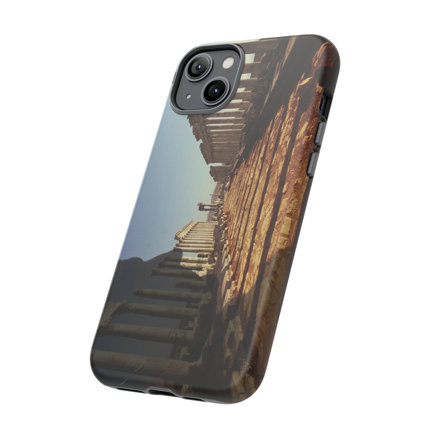 Traiano in the Colonnade of Apamea Phone Cases