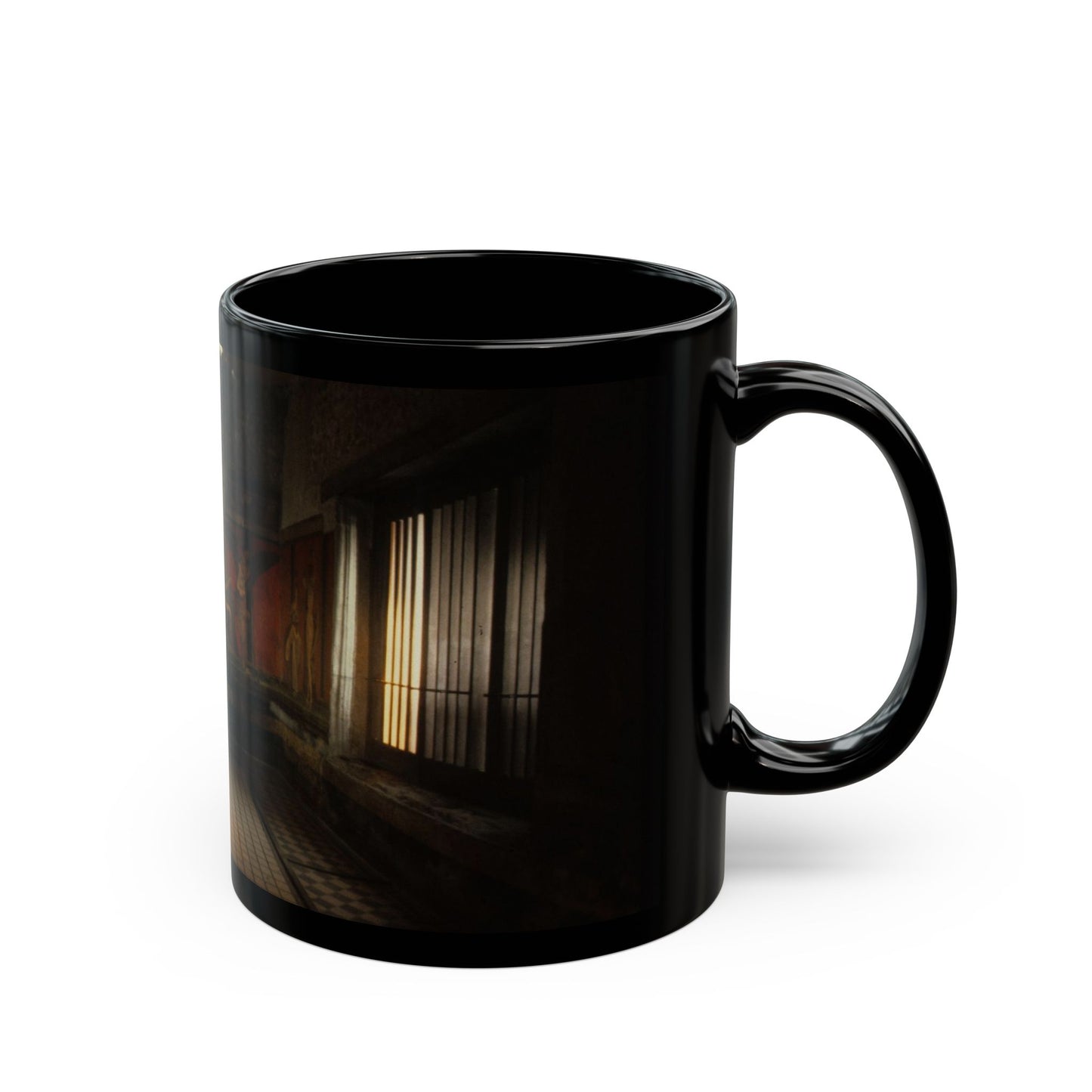 The Villa Dei Mysteries 11oz Black Mug