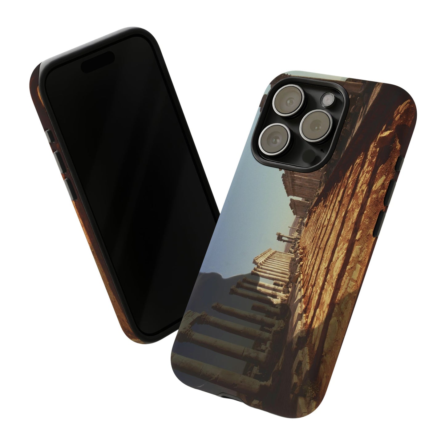 Traiano in the Colonnade of Apamea Phone Cases