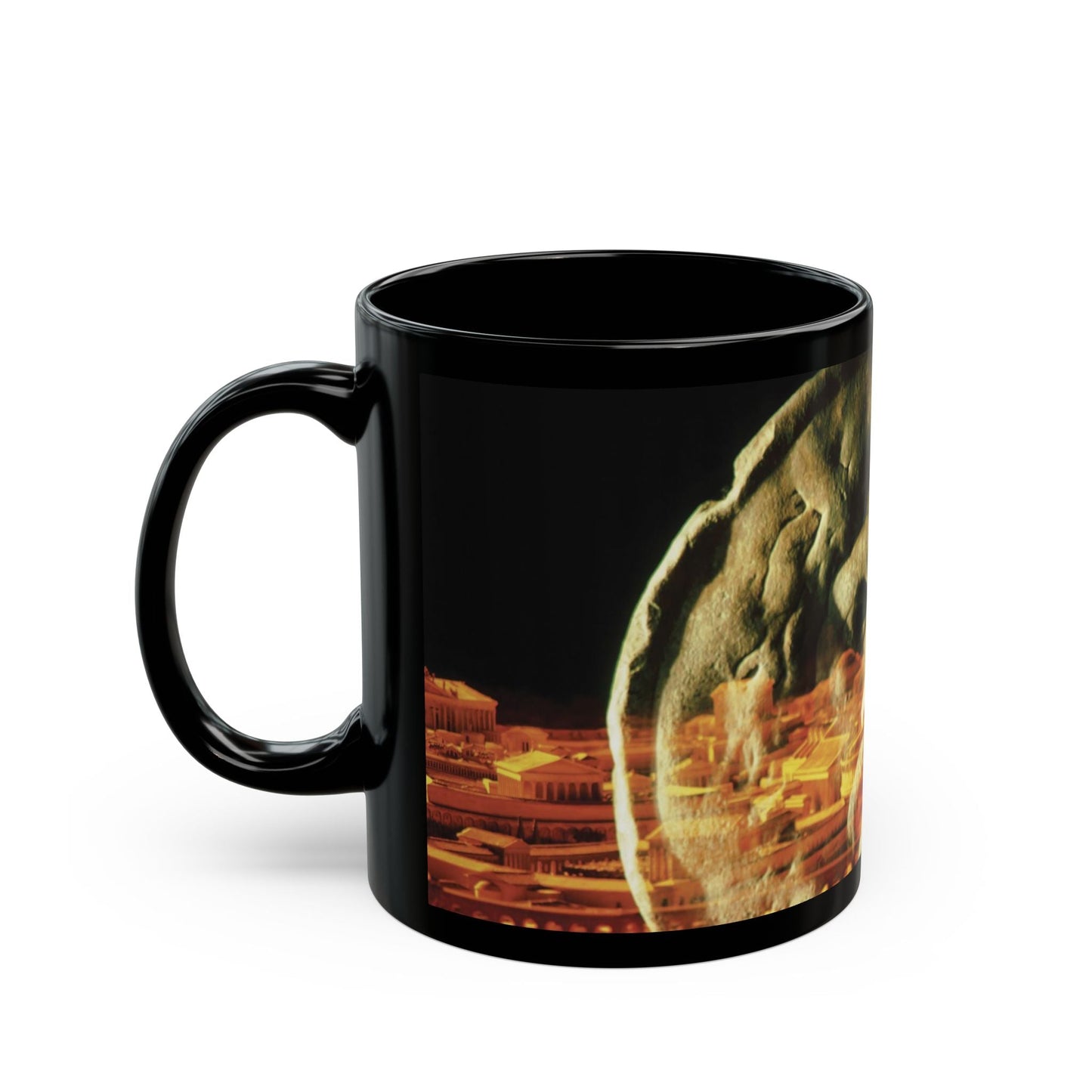 The Mouth of Truth 11oz Black Mug