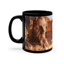 Setimius Severus and The Theater of Sabrata 11oz Black Mug