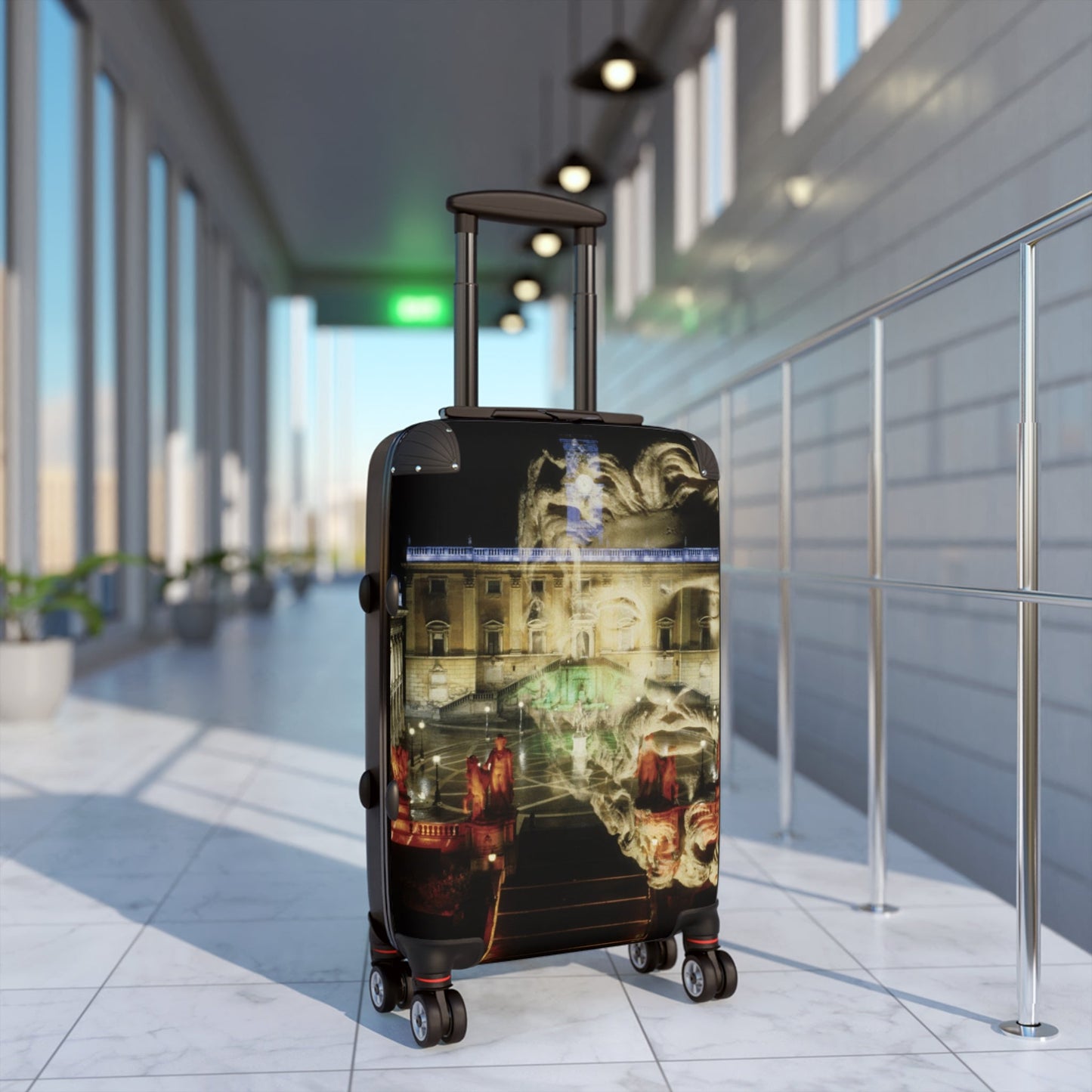 Capitoline Jupiter Travel Luggage - Divine Cultural Heritage Suitcase