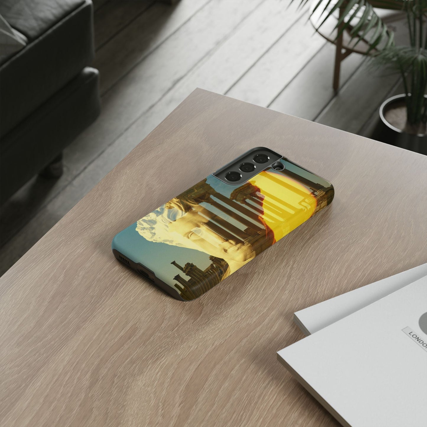 Augustus's Sun on Palmyra Phone Cases