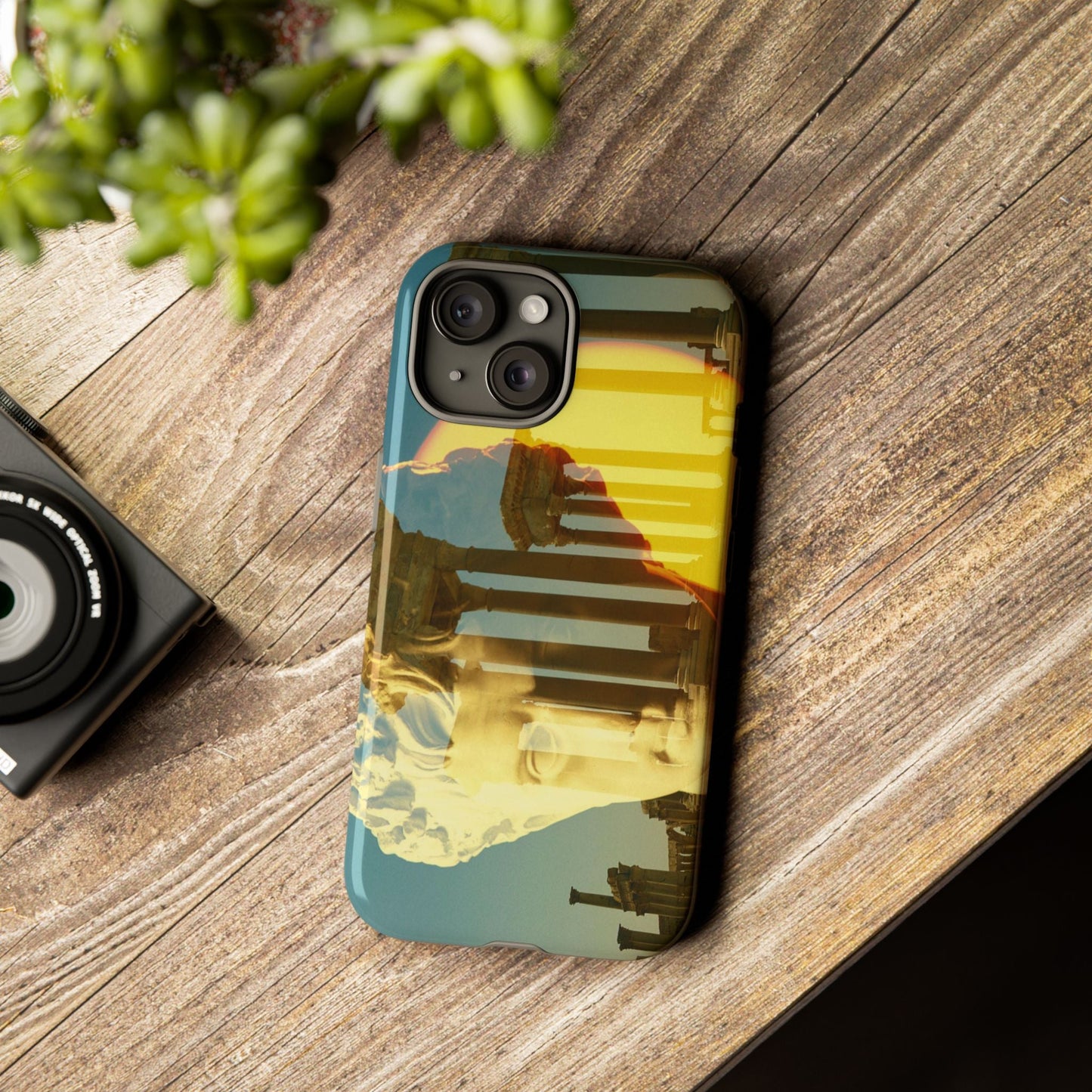 Augustus's Sun on Palmyra Phone Cases