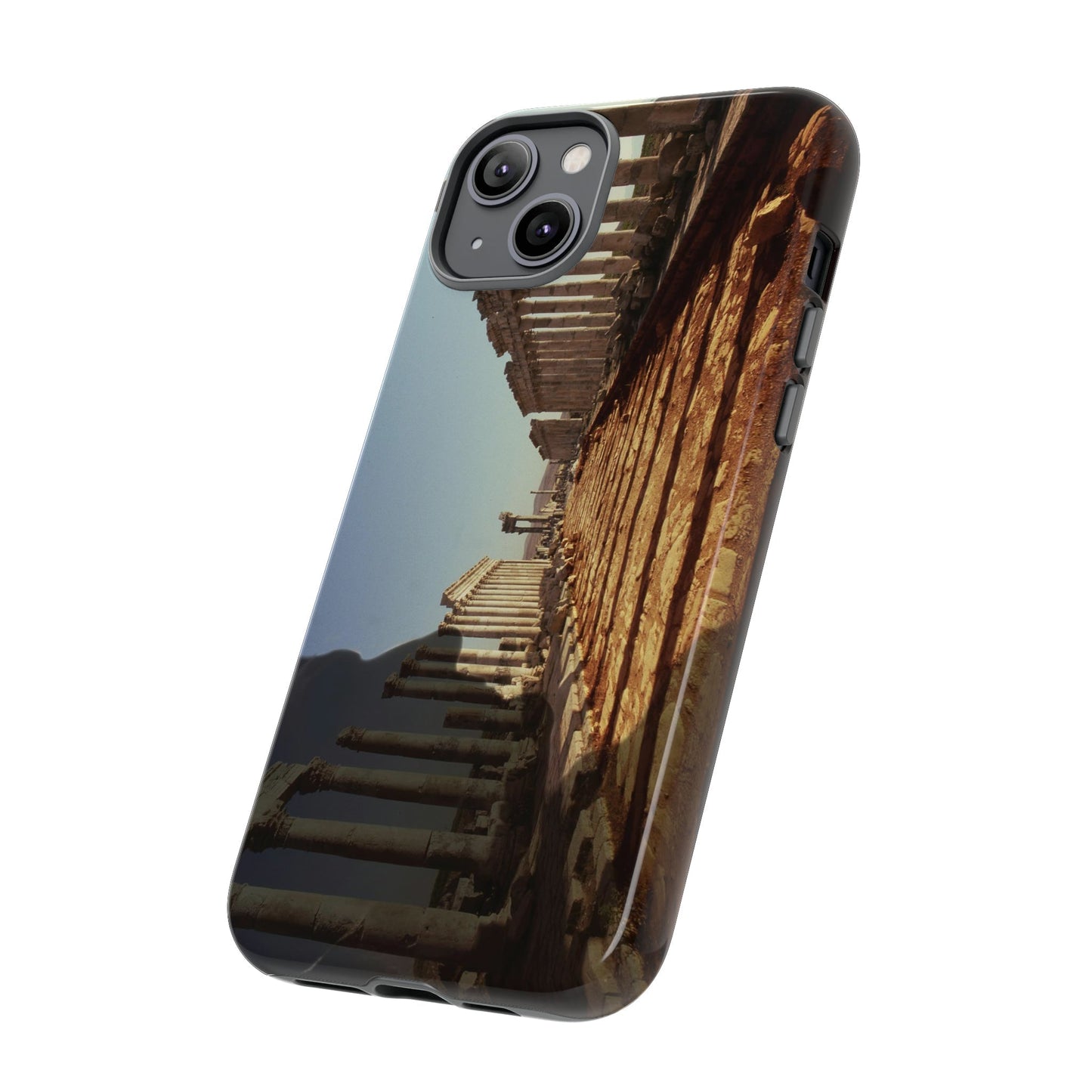 Traiano in the Colonnade of Apamea Phone Cases