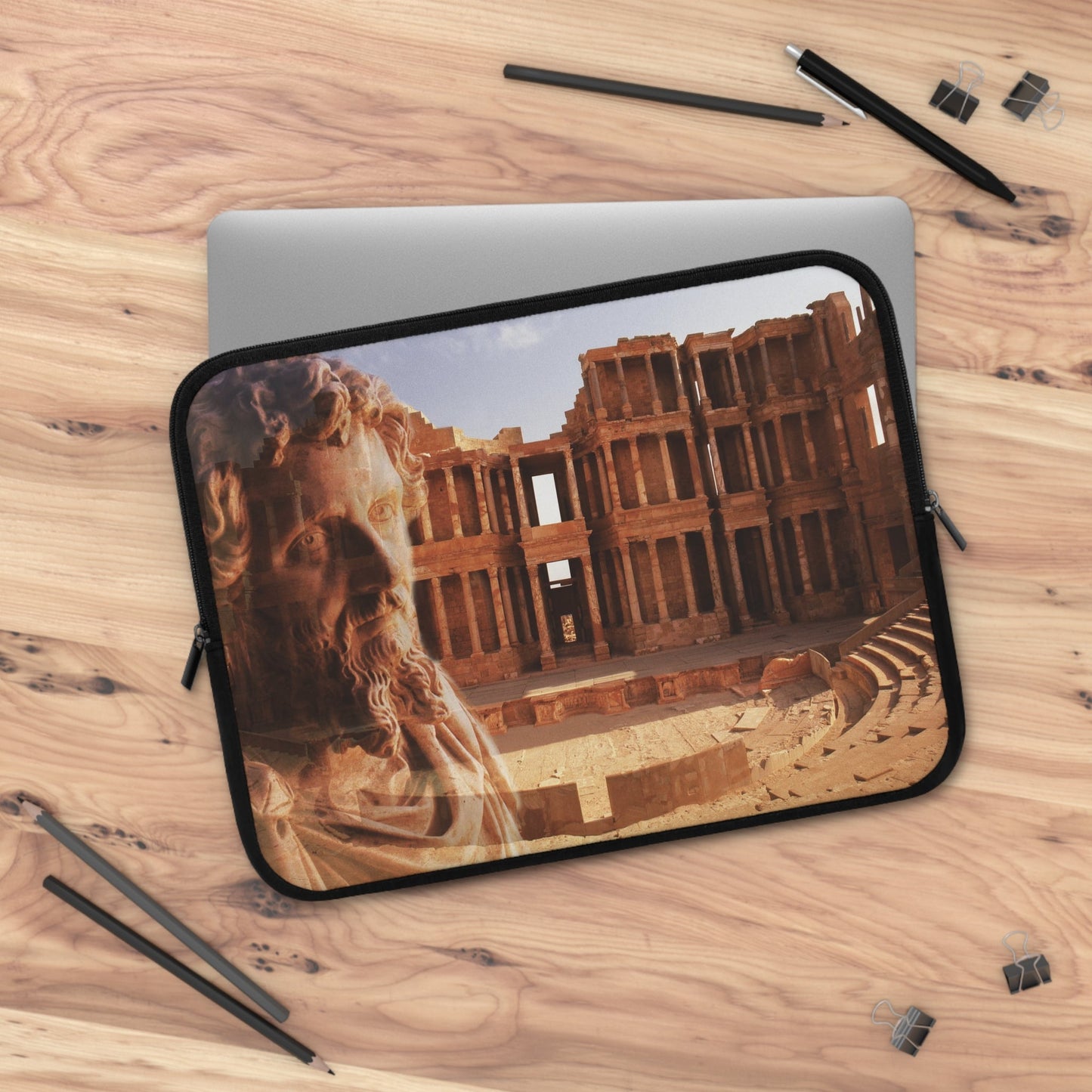 Setimius Severus & The Theater Of Sabrata Laptop Sleeve