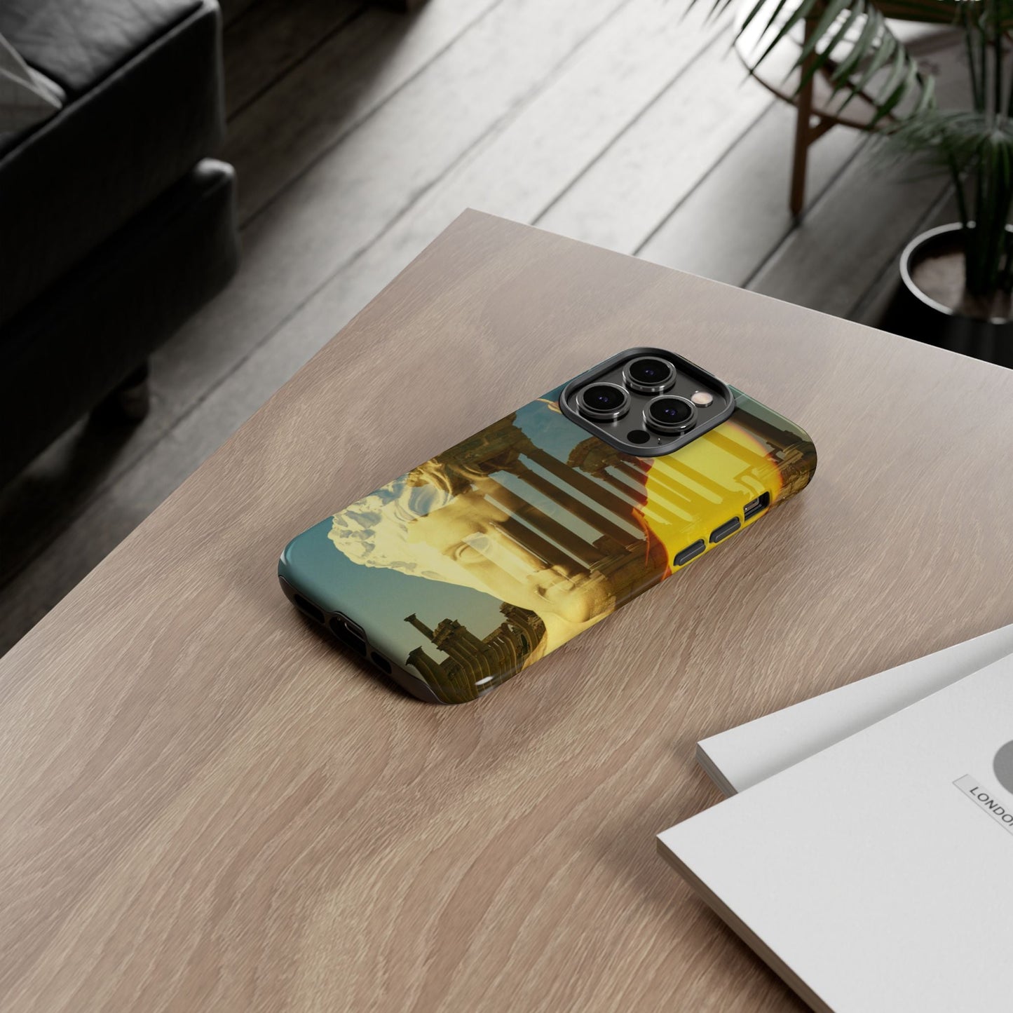 Augustus's Sun on Palmyra Phone Cases