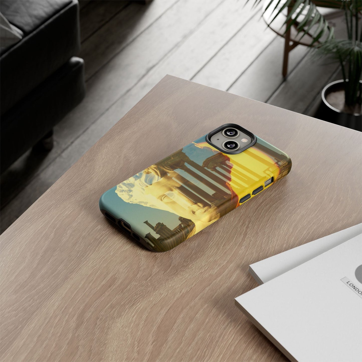 Augustus's Sun on Palmyra Phone Cases