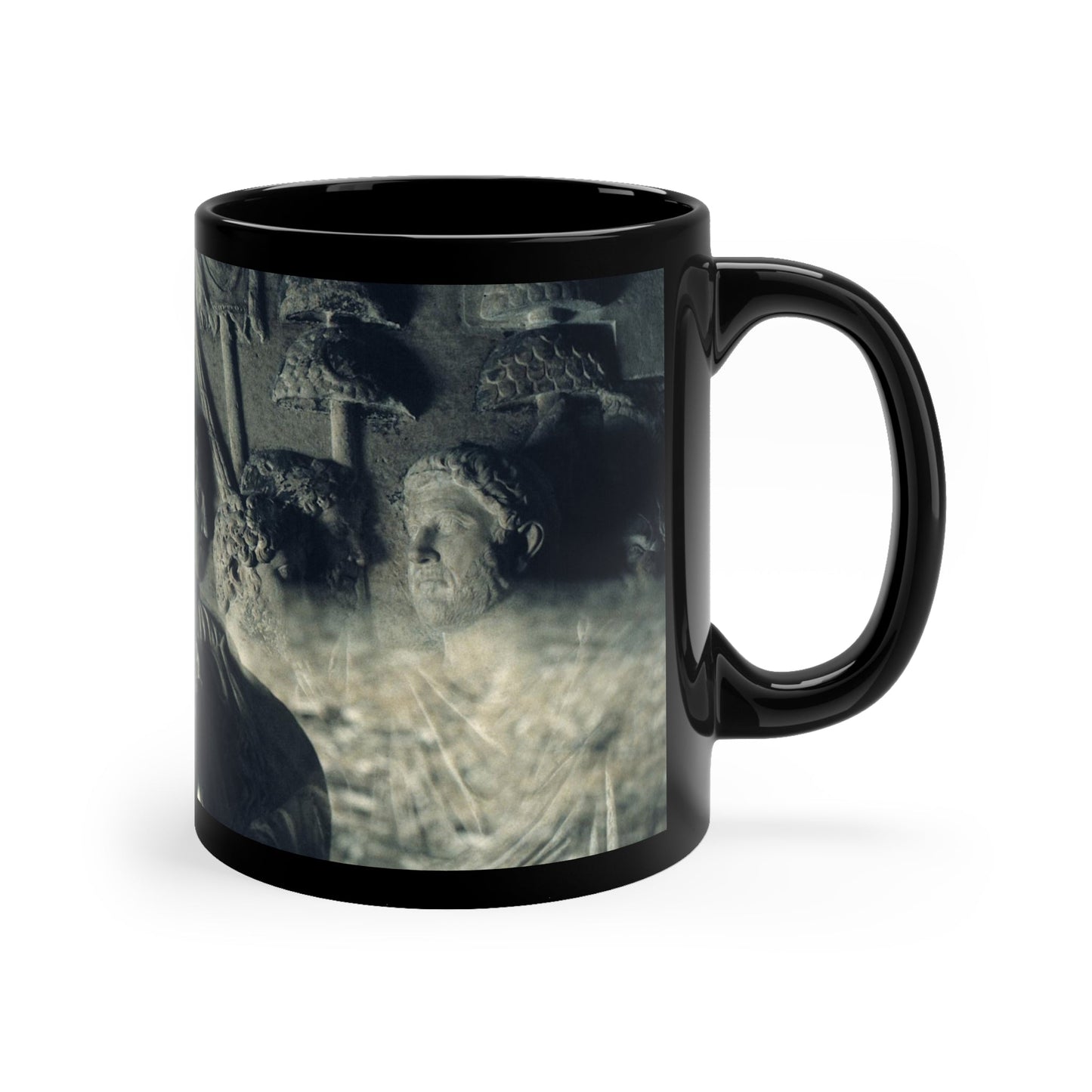 The solitude of Tiberius 11oz Black Mug