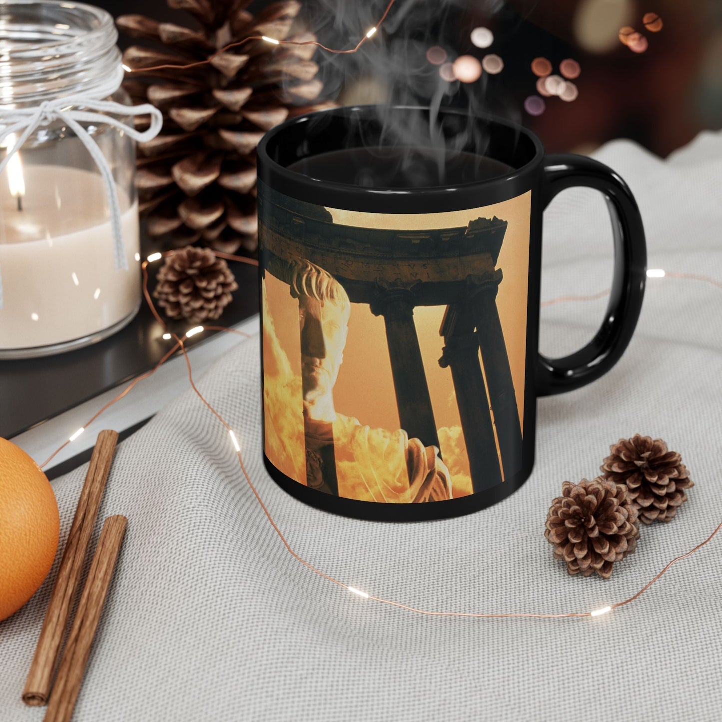 Traiano the Conqueror 11oz Black Mug